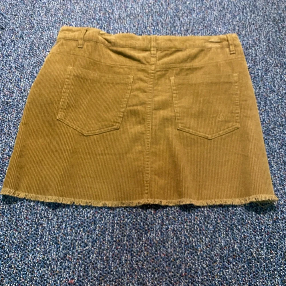 Indigo Rein Corduroy Mini Skirt in Brown - Picture 2 of 3